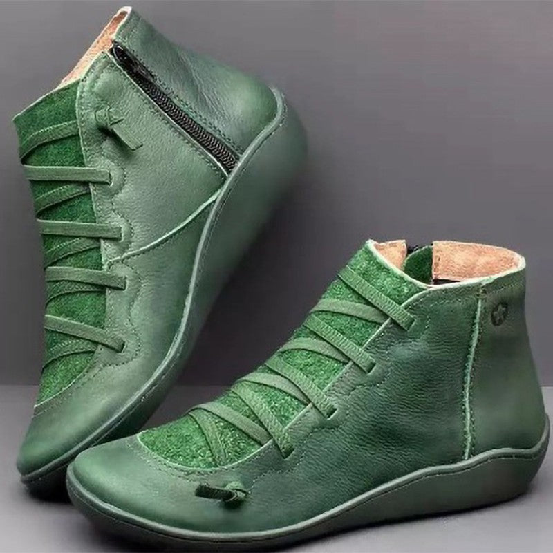 Slim-Fit Casual Boots High-Top