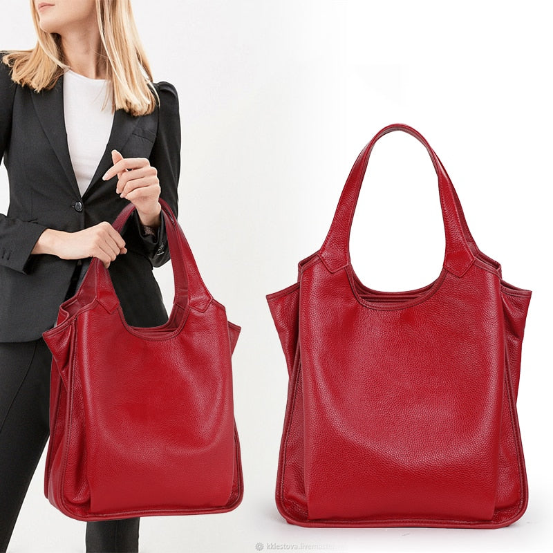 LuxeLeath Bouquet Tote Bag